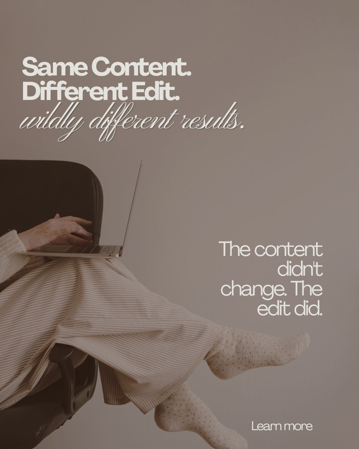 Same Content Different Edit